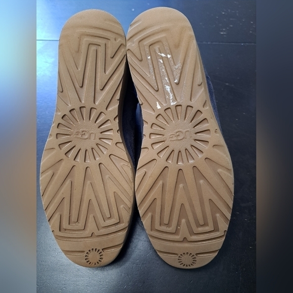 UGG Women's Kristin Blue Suede Ankle Booties Size 7 (37/38) - Picture 9 of 9